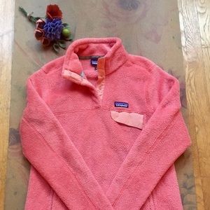 🌈 PATAGONIA HTF Spicy Coral Retool Snap T Fleece Pullover